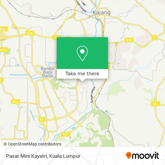 Pasar Mini Kayatri map
