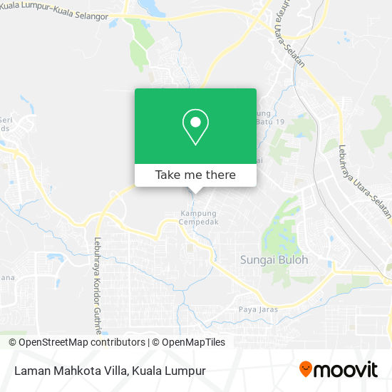 Laman Mahkota Villa map