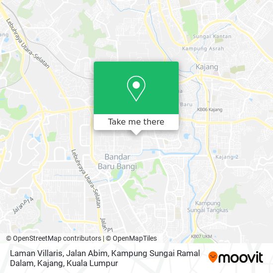Laman Villaris, Jalan Abim, Kampung Sungai Ramal Dalam, Kajang map