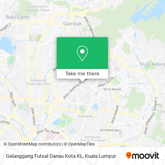 Gelanggang Futsal Danau Kota KL map