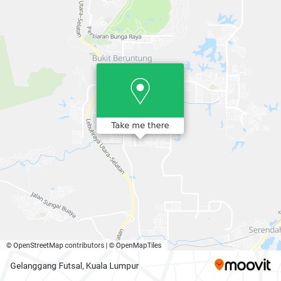 Gelanggang Futsal map