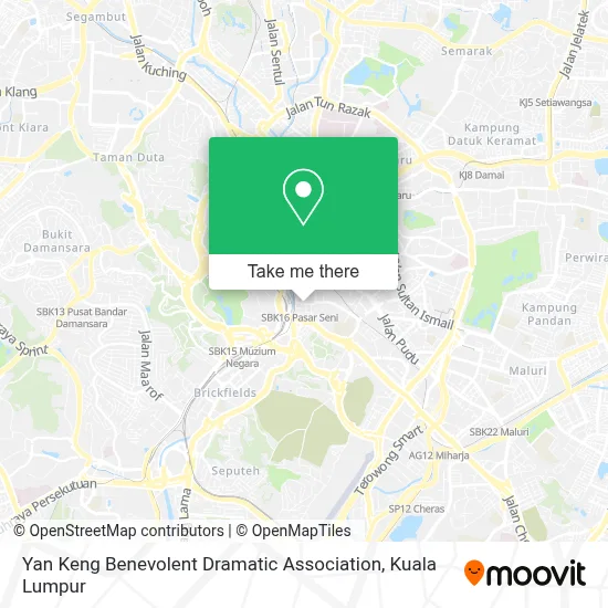 Yan Keng Benevolent Dramatic Association map