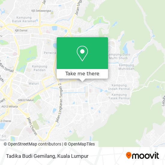 Tadika Budi Gemilang map