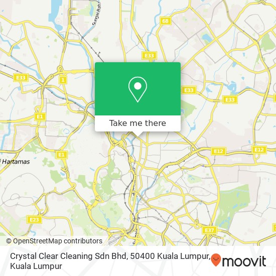 Crystal Clear Cleaning Sdn Bhd, 50400 Kuala Lumpur map