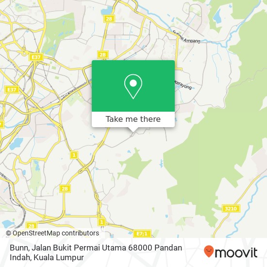 Peta Bunn, Jalan Bukit Permai Utama 68000 Pandan Indah