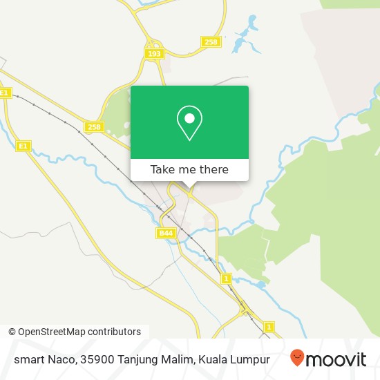 Peta smart Naco, 35900 Tanjung Malim