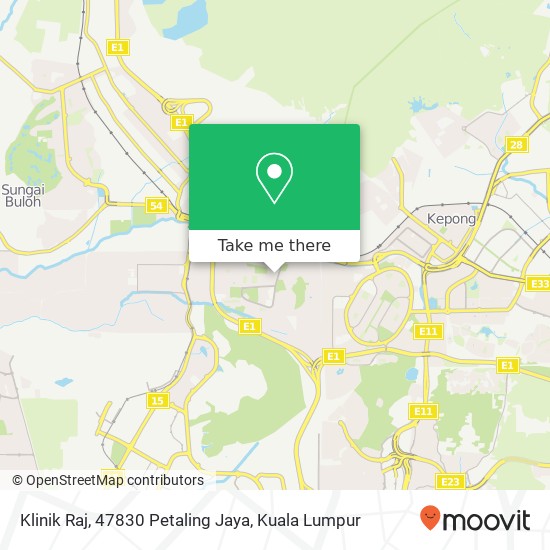 Klinik Raj, 47830 Petaling Jaya map