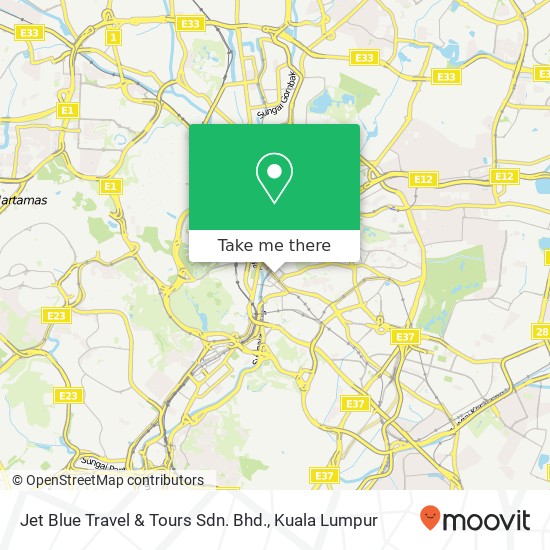 Jet Blue Travel & Tours Sdn. Bhd. map