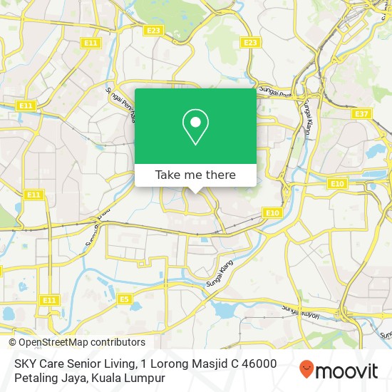 SKY Care Senior Living, 1 Lorong Masjid C 46000 Petaling Jaya map