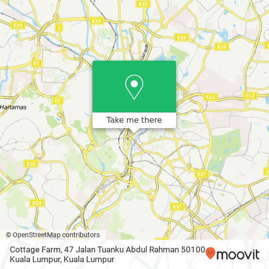 Cottage Farm, 47 Jalan Tuanku Abdul Rahman 50100 Kuala Lumpur map