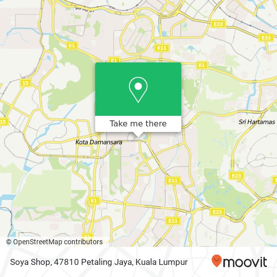 Soya Shop, 47810 Petaling Jaya map