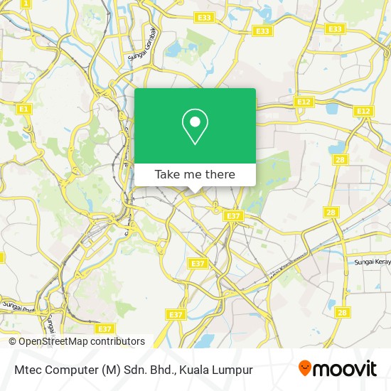 Mtec Computer (M) Sdn. Bhd. map