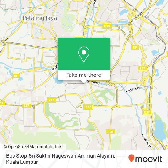 Bus Stop-Sri Sakthi Nageswari Amman Alayam map