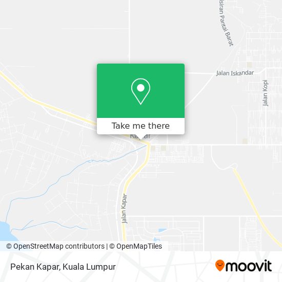 Pekan Kapar map