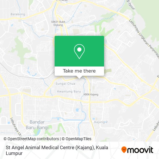 Peta St Angel Animal Medical Centre (Kajang)