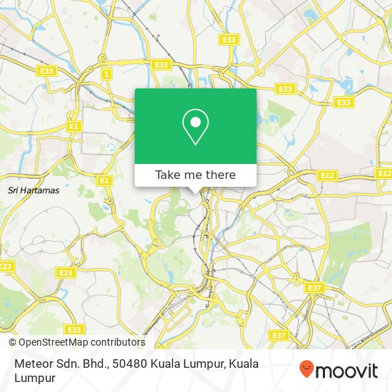 Meteor Sdn. Bhd., 50480 Kuala Lumpur map