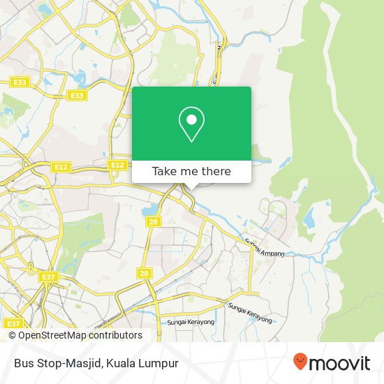 Bus Stop-Masjid map