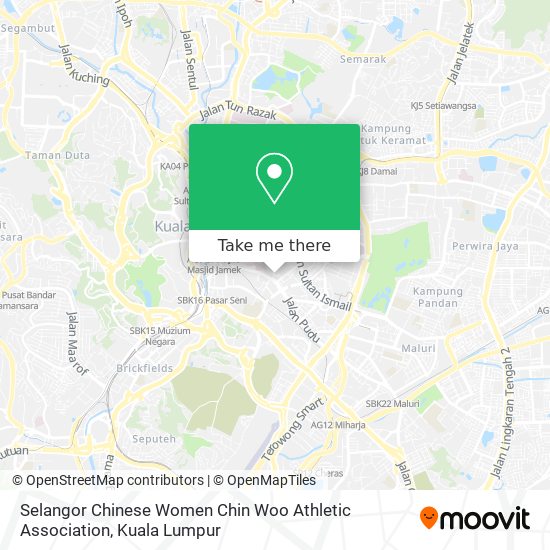 Peta Selangor Chinese Women Chin Woo Athletic Association