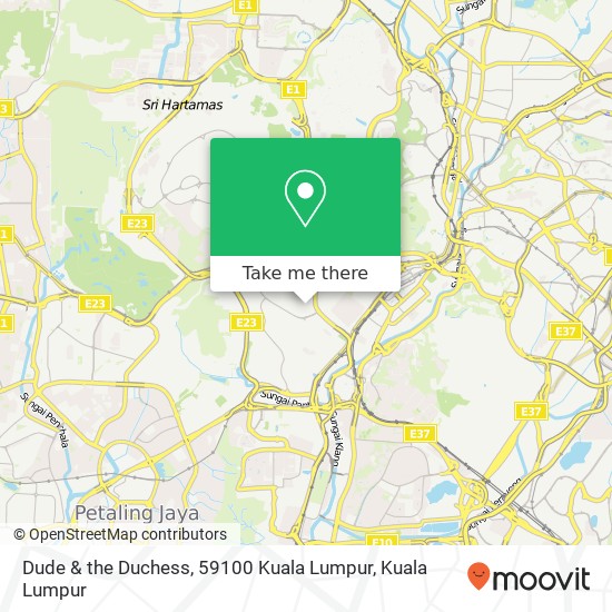 Dude & the Duchess, 59100 Kuala Lumpur map