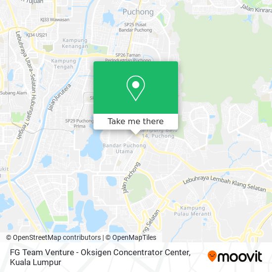 FG Team Venture - Oksigen Concentrator Center map
