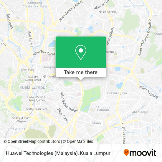 Huawei Technologies (Malaysia) map