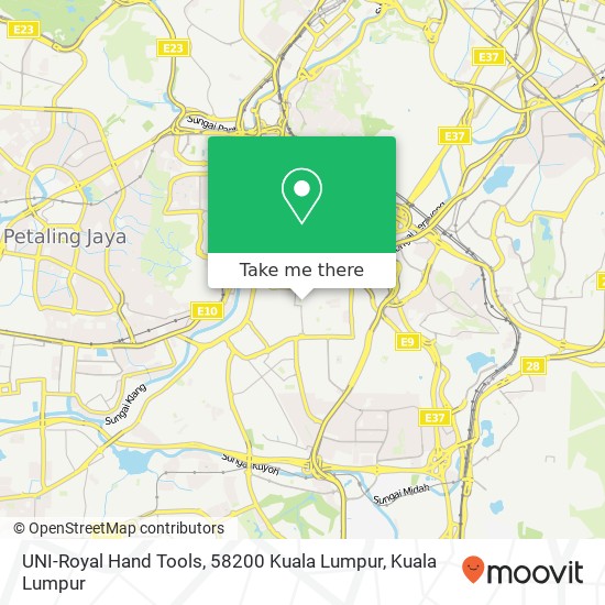 UNI-Royal Hand Tools, 58200 Kuala Lumpur map