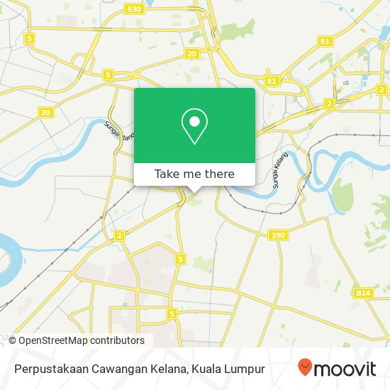 Perpustakaan Cawangan Kelana map