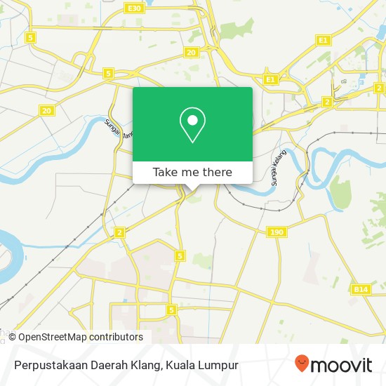 Perpustakaan Daerah Klang map