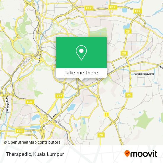 Therapedic map