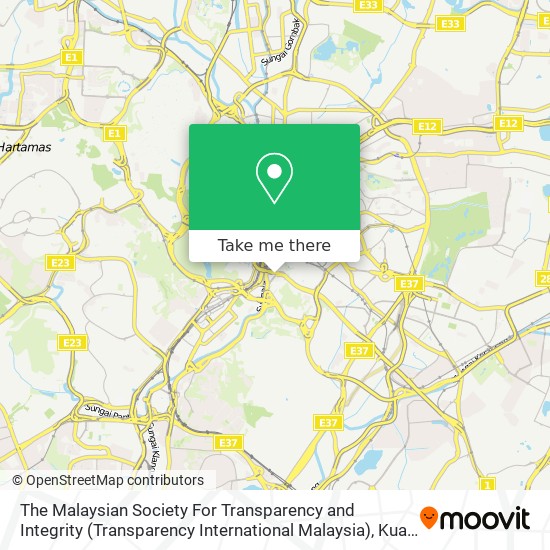 The Malaysian Society For Transparency and Integrity (Transparency International Malaysia) map