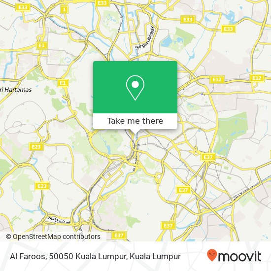Peta Al Faroos, 50050 Kuala Lumpur