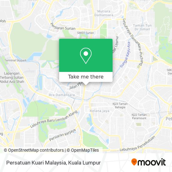 Peta Persatuan Kuari Malaysia