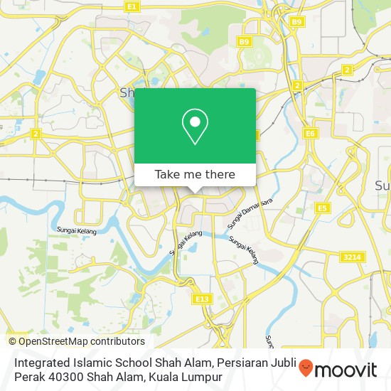 Integrated Islamic School Shah Alam, Persiaran Jubli Perak 40300 Shah Alam map