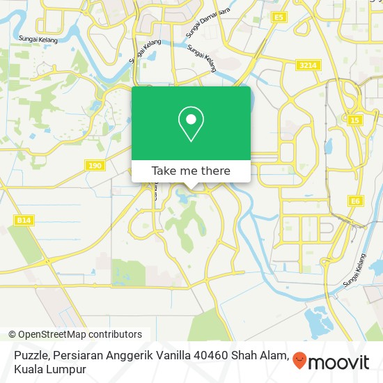 Peta Puzzle, Persiaran Anggerik Vanilla 40460 Shah Alam