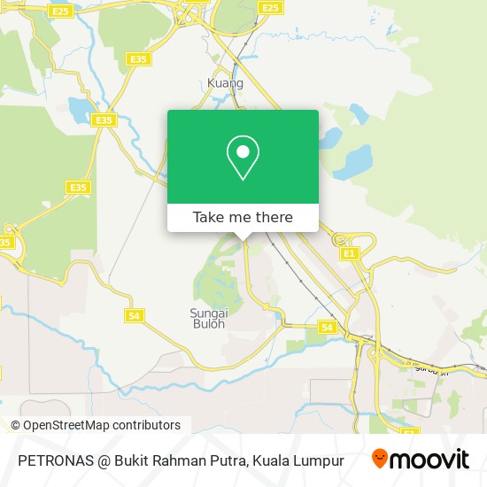 PETRONAS @ Bukit Rahman Putra map