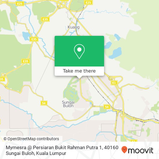 Peta Mymesra @ Persiaran Bukit Rahman Putra 1, 40160 Sungai Buloh