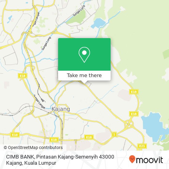 CIMB BANK, Pintasan Kajang-Semenyih 43000 Kajang map