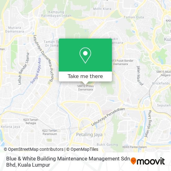 Blue & White Building Maintenance Management Sdn Bhd map