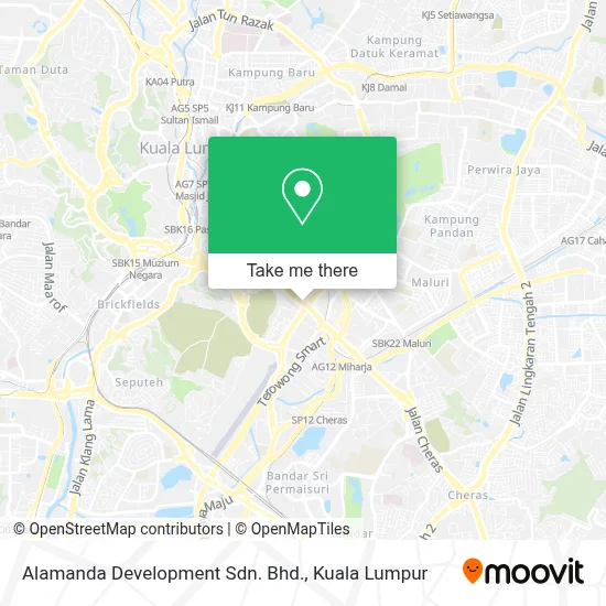 Alamanda Development Sdn. Bhd. map