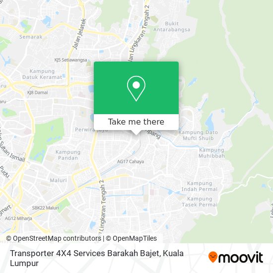 Transporter 4X4 Services Barakah Bajet map