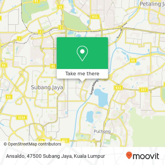 Ansaldo, 47500 Subang Jaya map