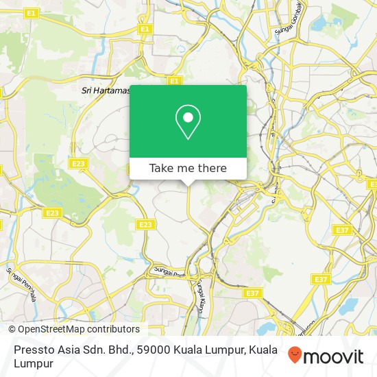 Pressto Asia Sdn. Bhd., 59000 Kuala Lumpur map