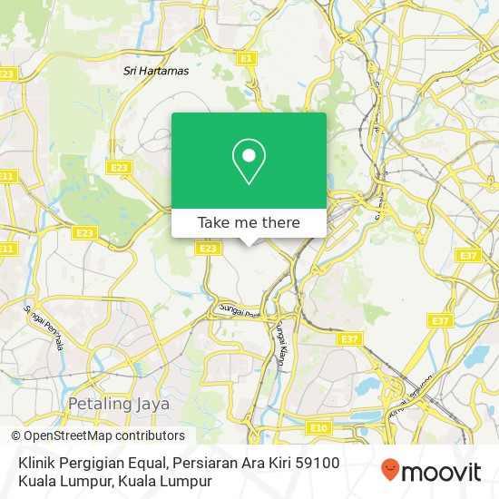 Klinik Pergigian Equal, Persiaran Ara Kiri 59100 Kuala Lumpur map