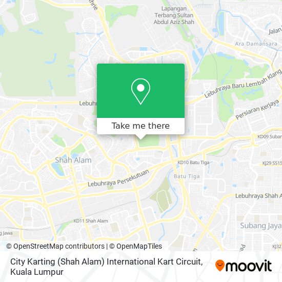 City Karting (Shah Alam) International Kart Circuit map