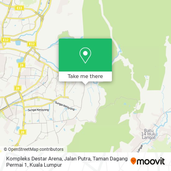 Kompleks Destar Arena, Jalan Putra, Taman Dagang Permai 1 map