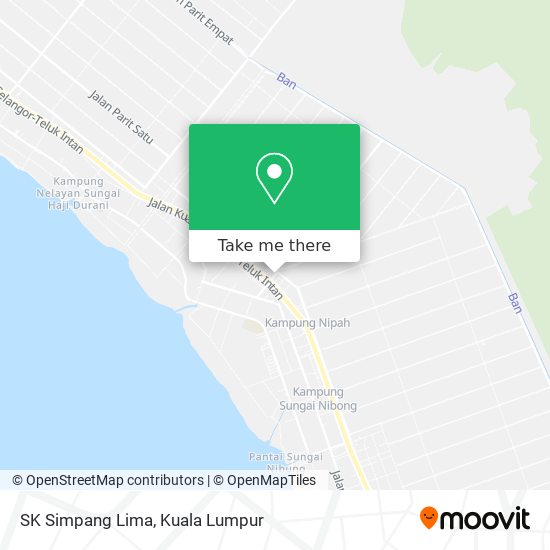 Peta SK Simpang Lima