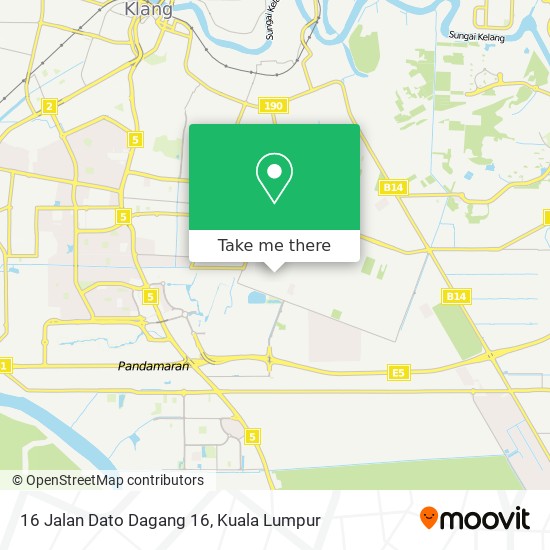 16 Jalan Dato Dagang 16 map