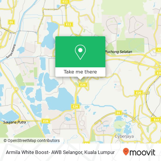 Armila White Boost- AWB Selangor map