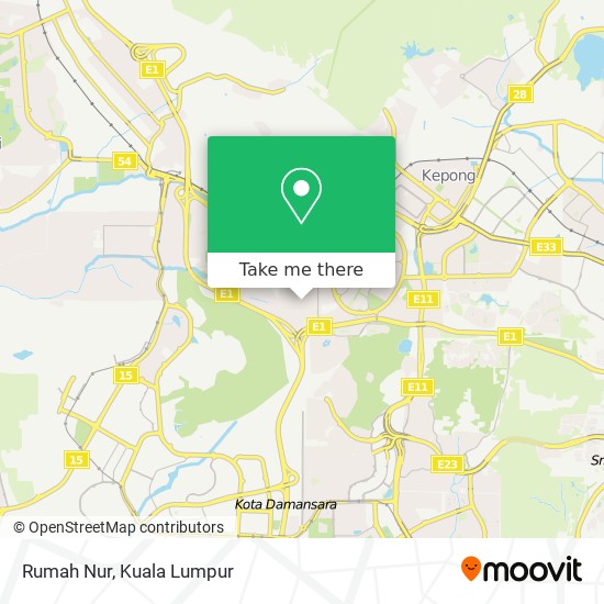 Rumah Nur map