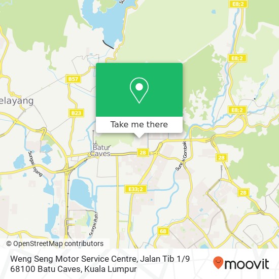 Weng Seng Motor Service Centre, Jalan Tib 1 / 9 68100 Batu Caves map